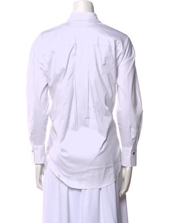 Brunello Cucinelli Long Sleeve Button-Up Top