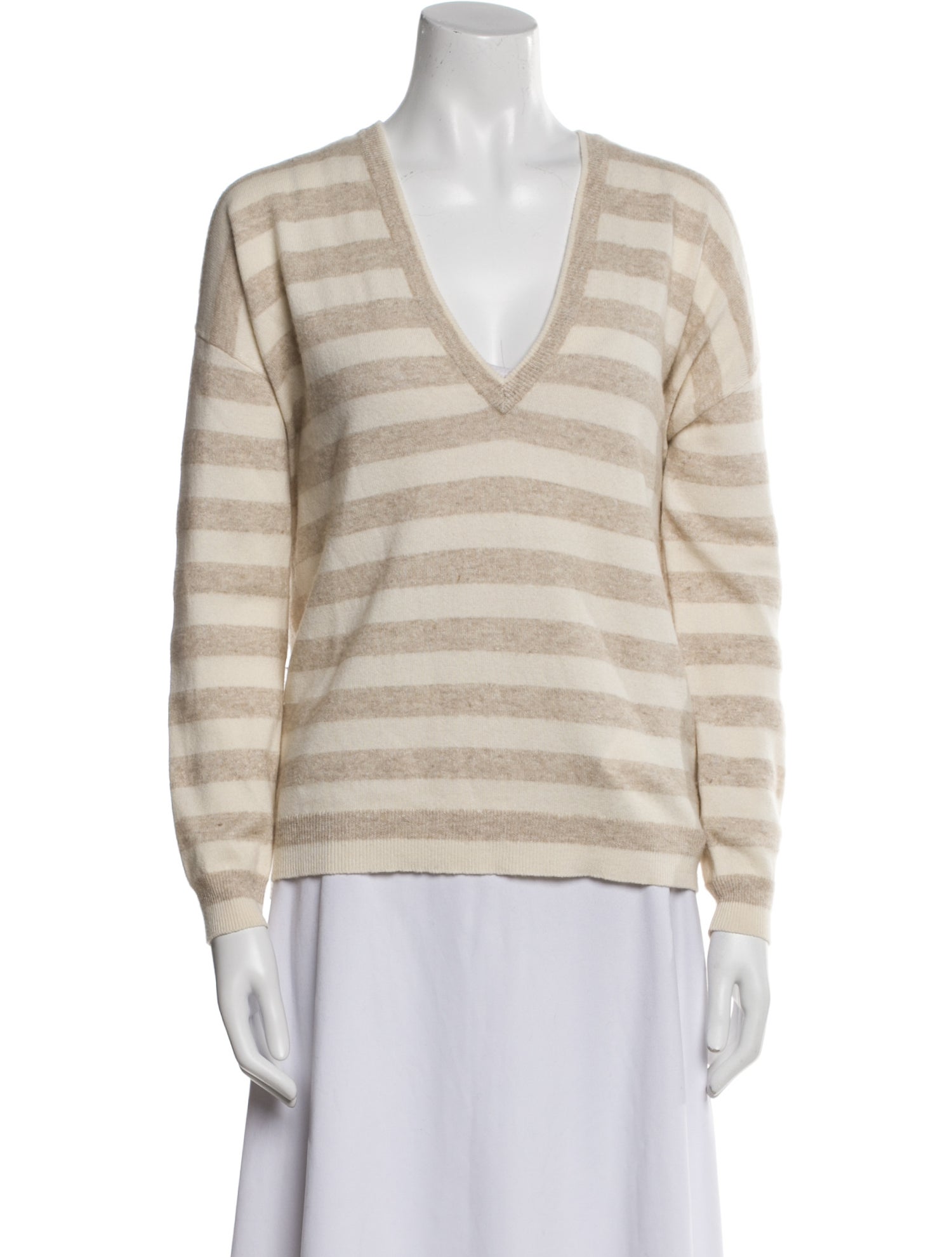 Brunello Cucinelli Cashmere Striped Sweater