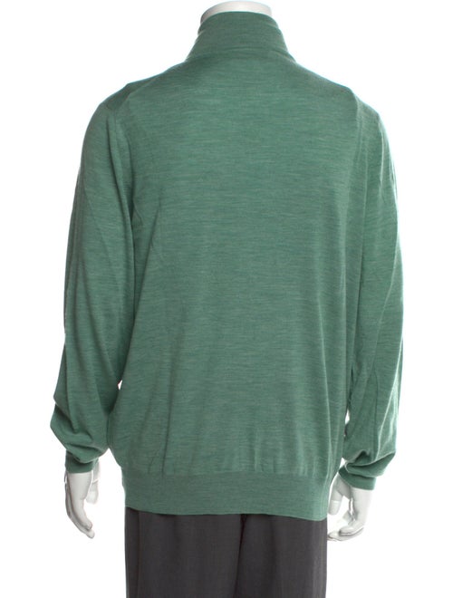 Brunello Cucinelli Wool Mock Neck Cardigan