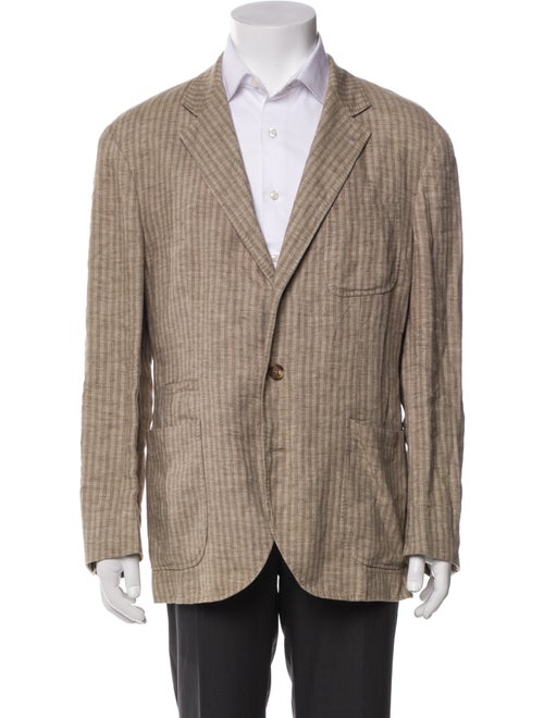 Brunello Cucinelli Linen Striped Blazer