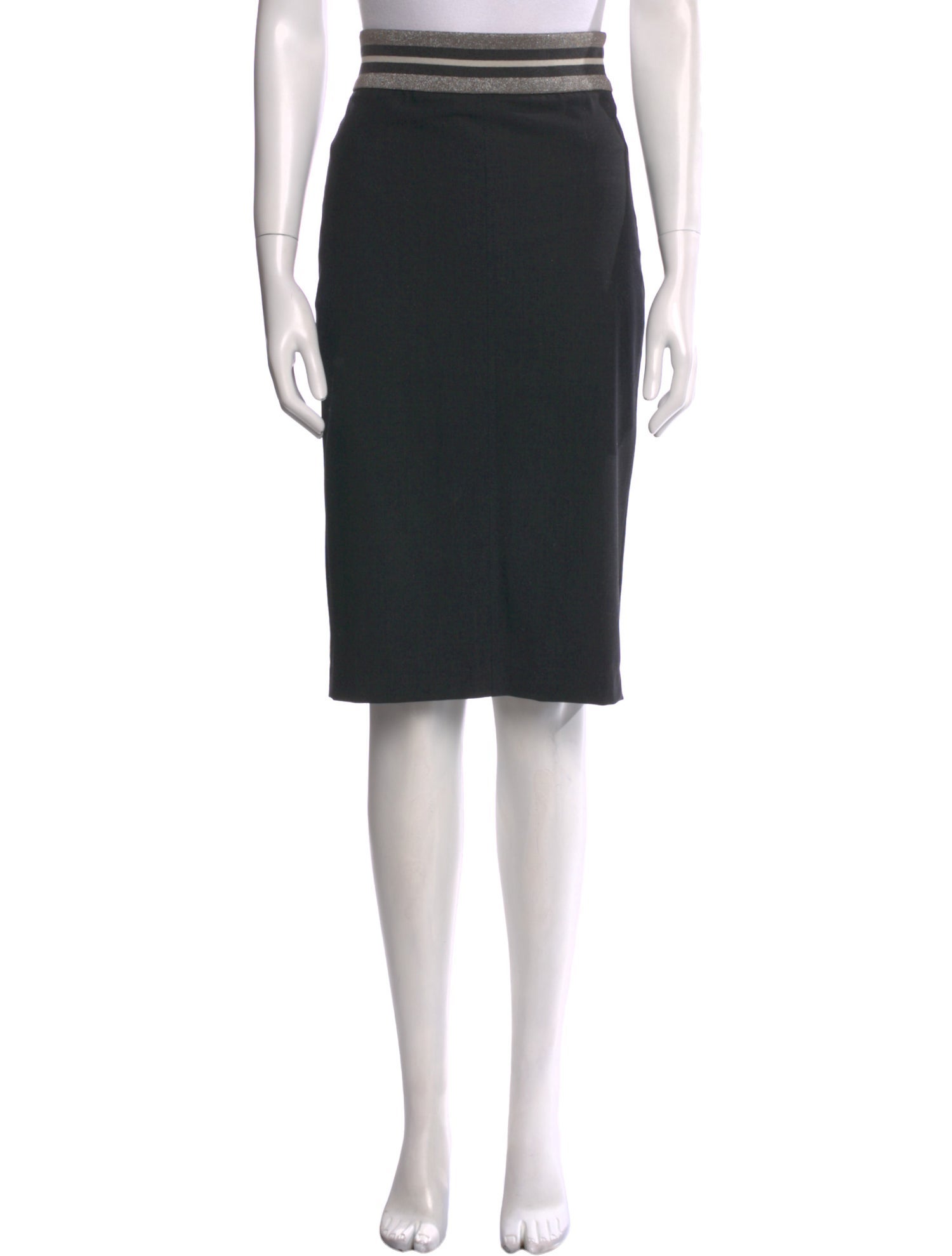 Brunello Cucinelli Virgin Wool Knee-Length Skirt