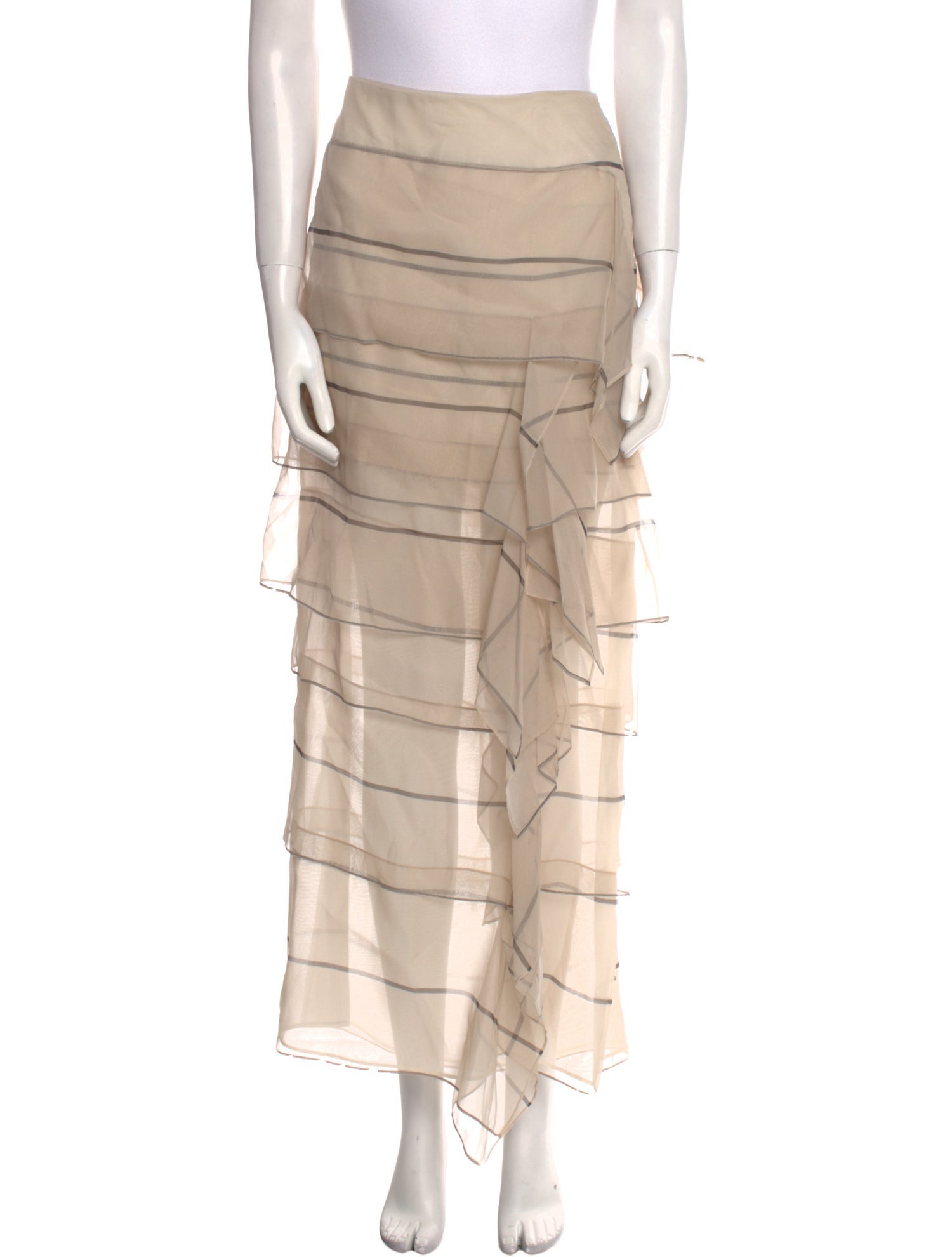 Brunello Cucinelli Silk Long Skirt w/ Tags