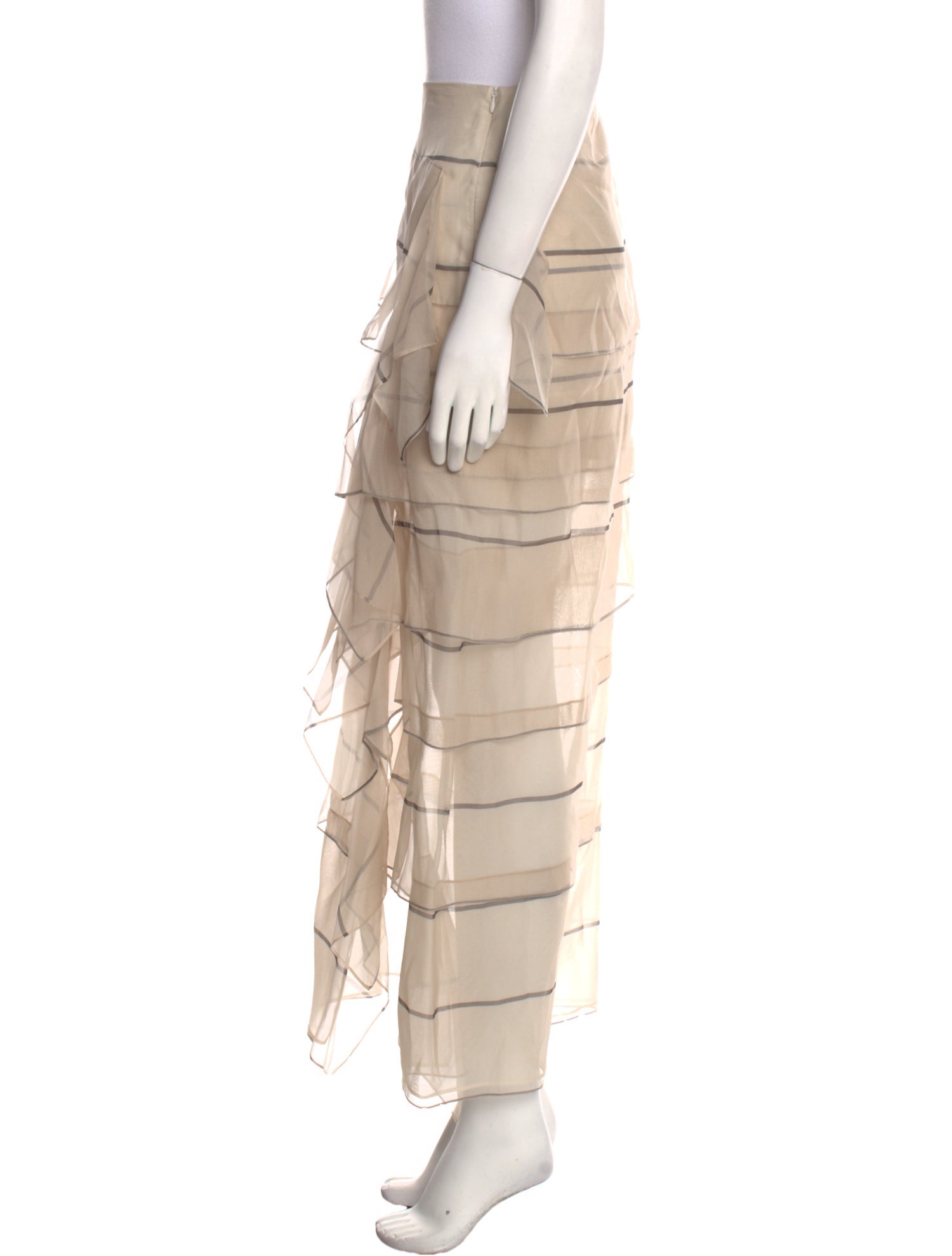 Brunello Cucinelli Silk Long Skirt w/ Tags