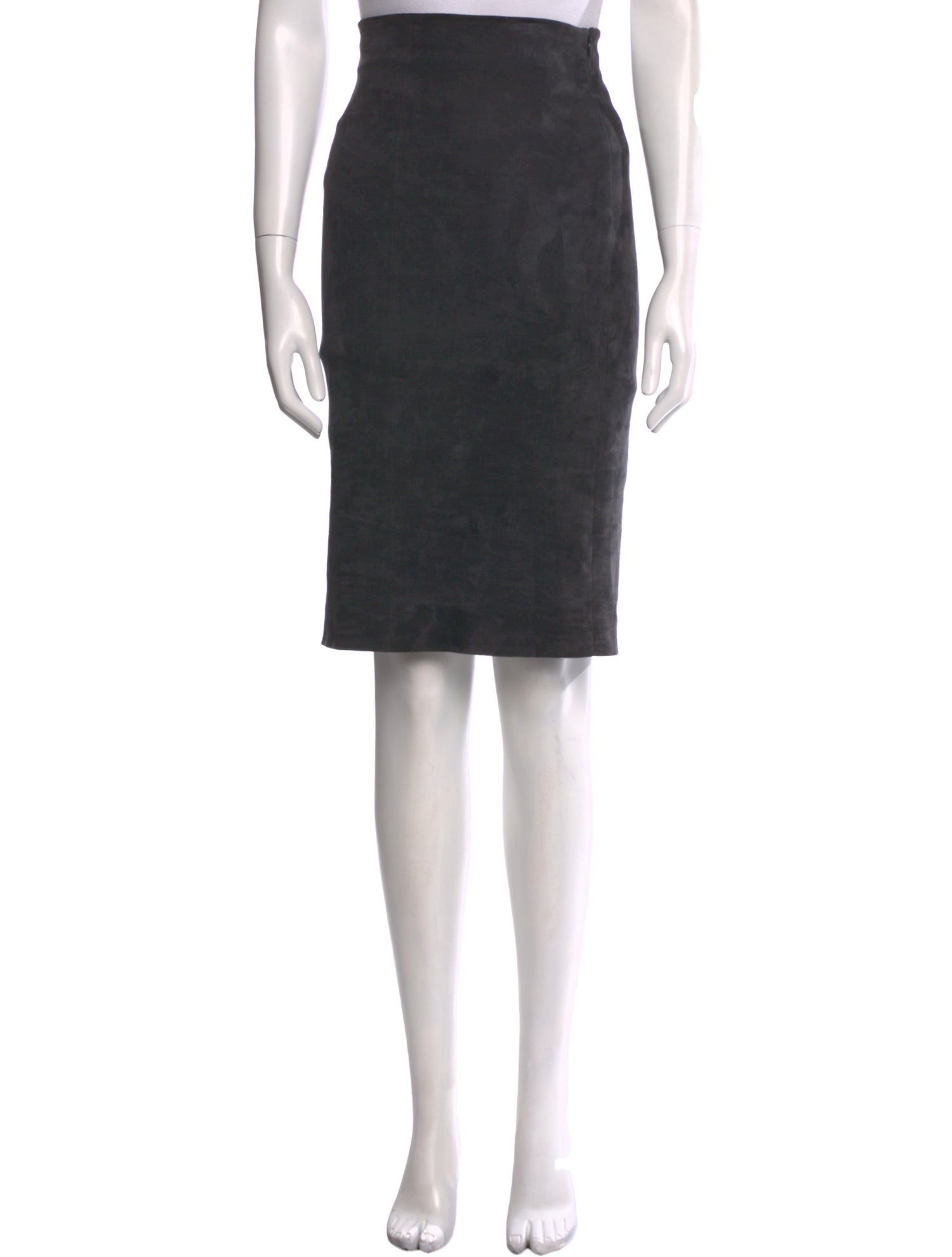 Brunello Cucinelli Leather Knee-Length Skirt