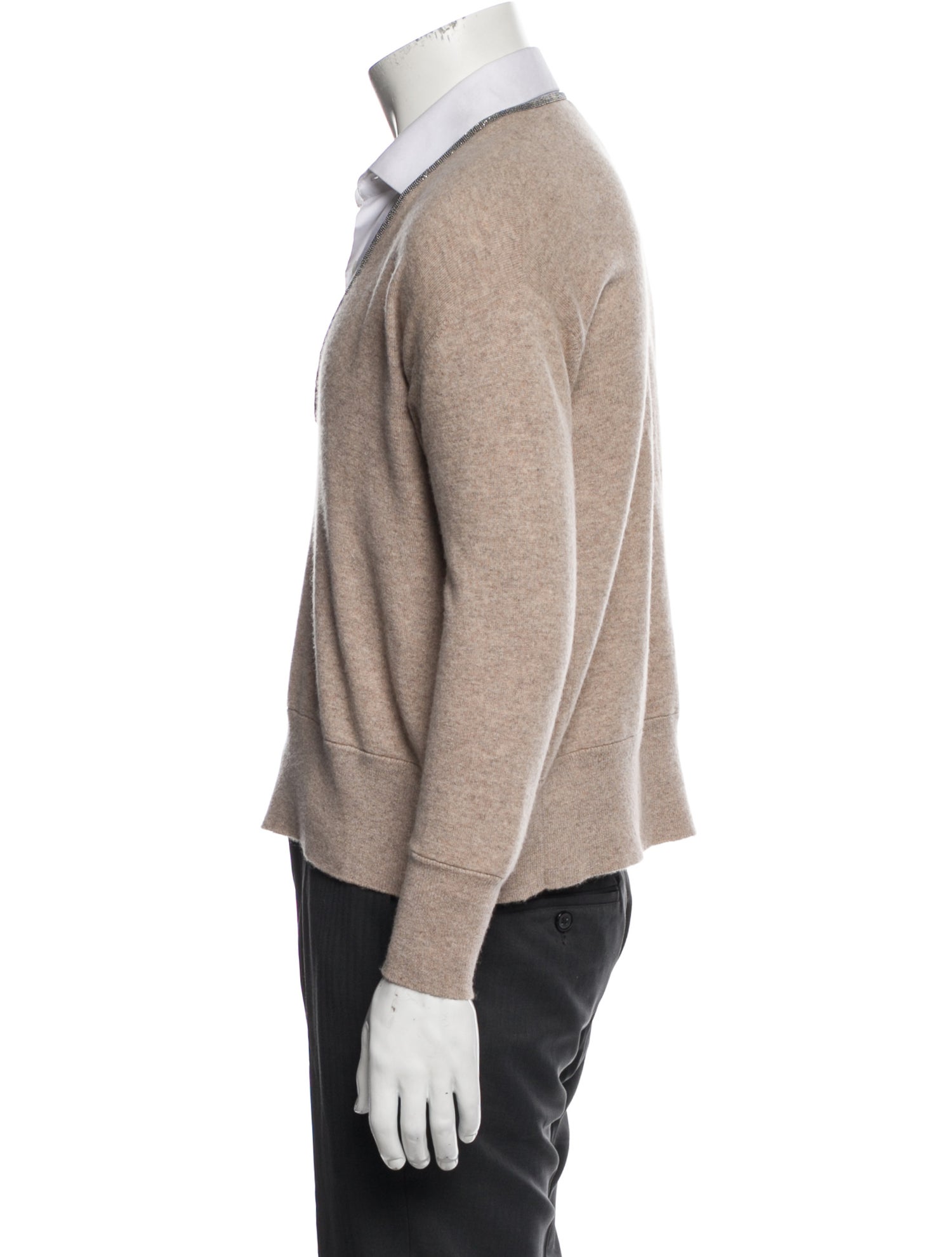 Brunello Cucinelli Cashmere V-Neck Pullover