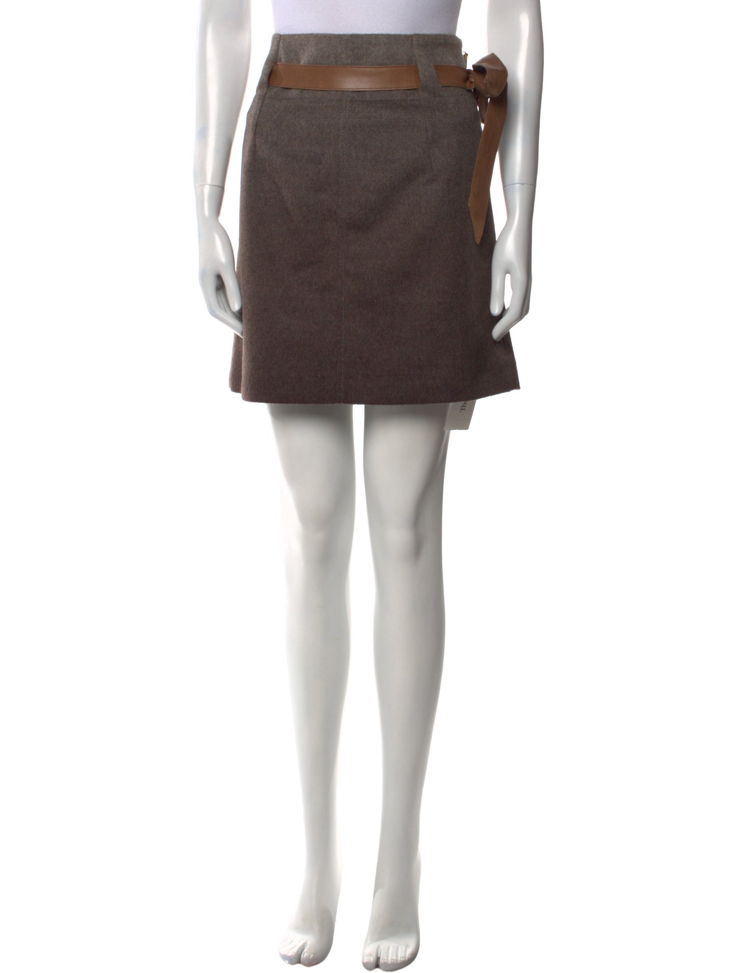 Brunello Cucinelli Virgin Wool Mini Skirt