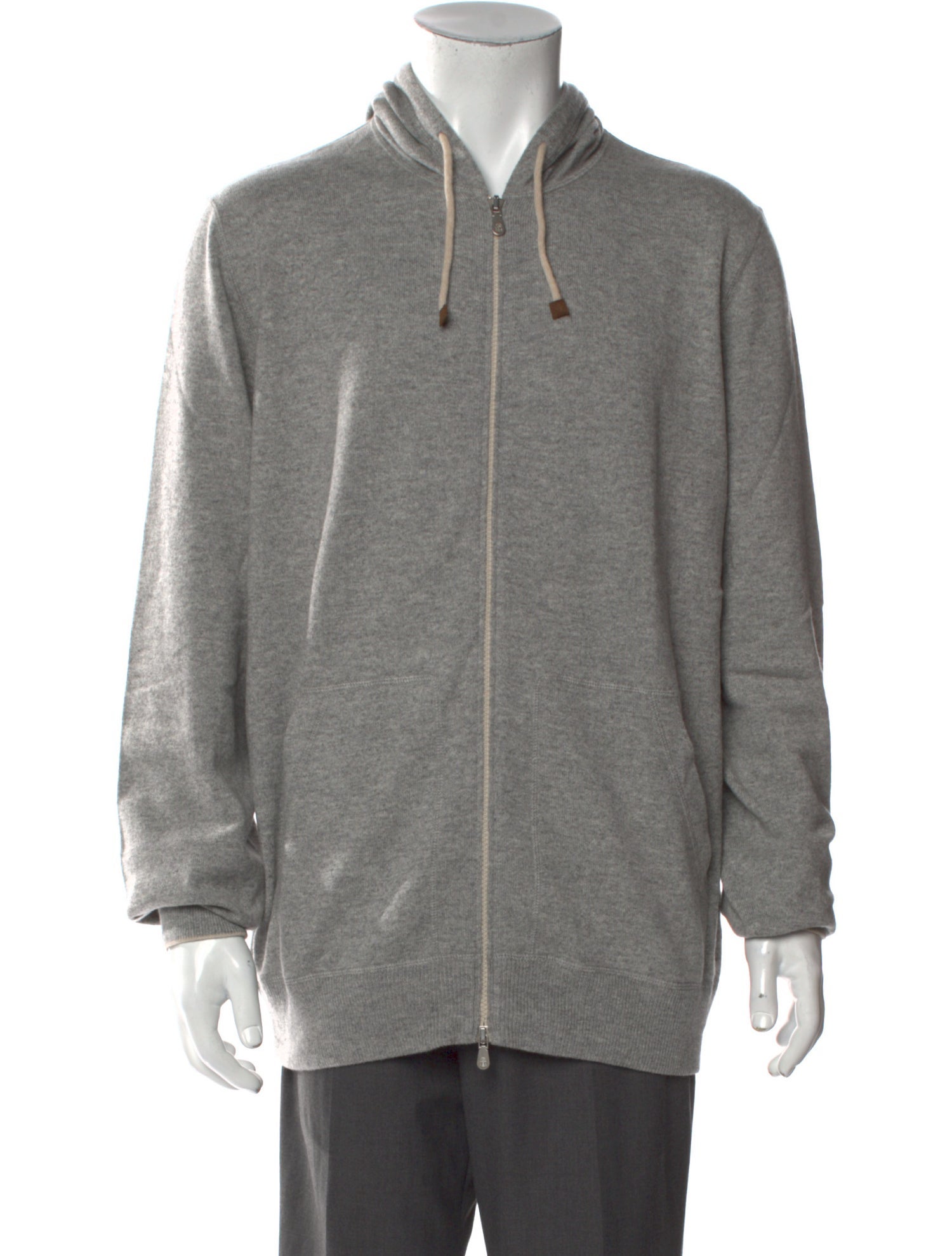 Brunello Cucinelli Cashmere V-Neck Sweatshirt