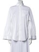 Brunello Cucinelli Long Sleeve Button-Up Top