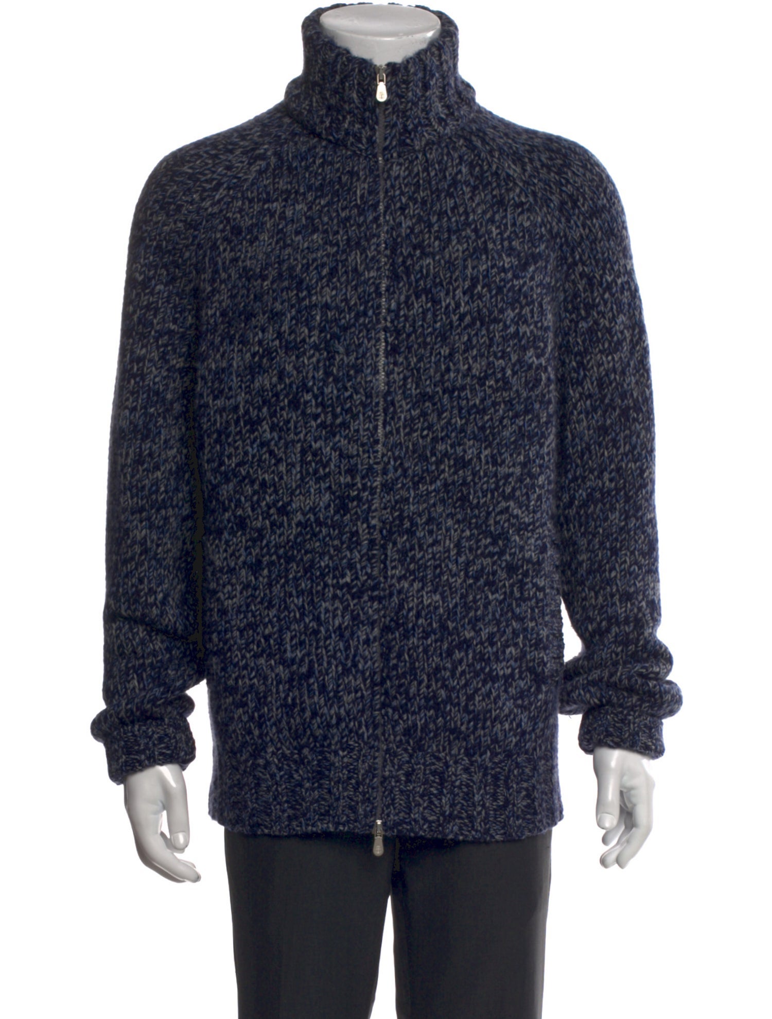 Brunello Cucinelli Virgin Wool Turtleneck Cardigan