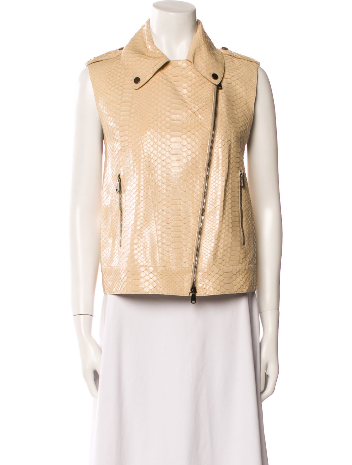 Brunello Cucinelli Patent Leather Vest w/ Tags