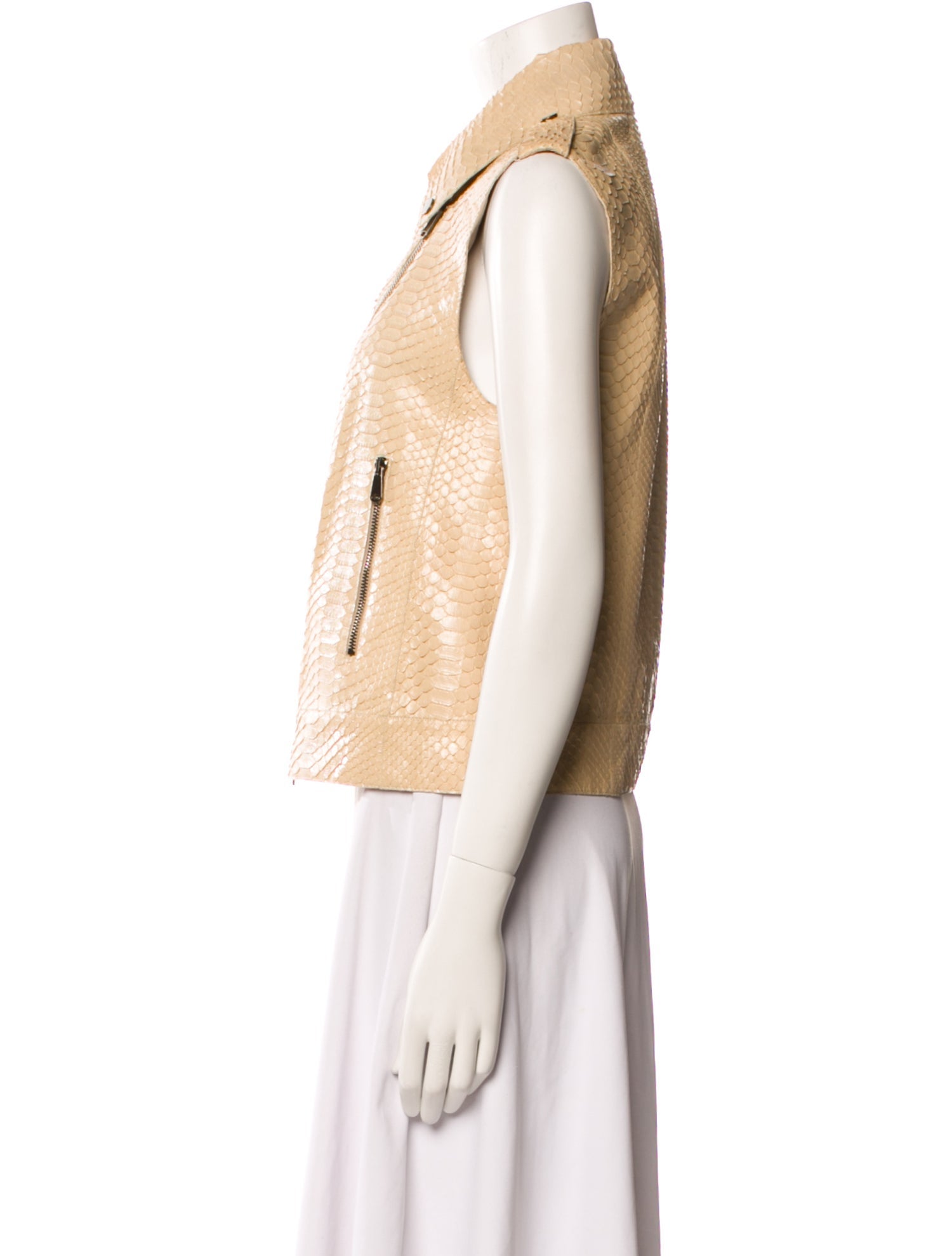 Brunello Cucinelli Patent Leather Vest w/ Tags