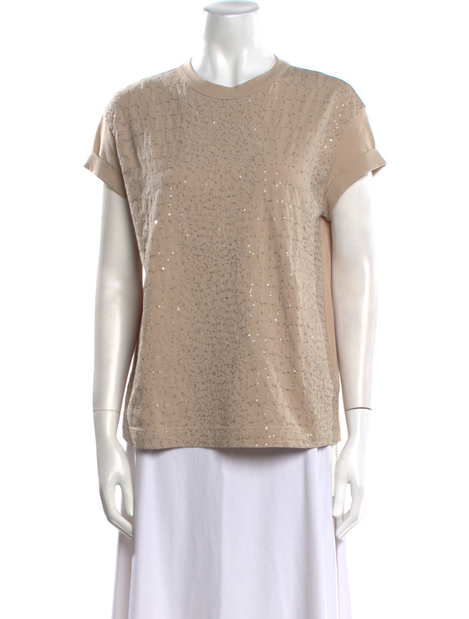 Brunello Cucinelli Crew Neck Short Sleeve T-Shirt