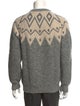 Brunello Cucinelli Virgin Wool Graphic Print Pullover