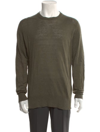 Brunello Cucinelli Linen Crew Neck Pullover