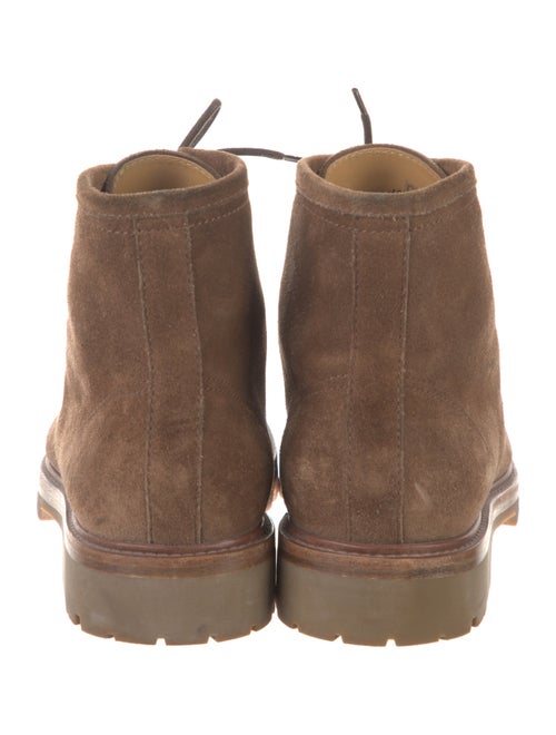 Brunello Cucinelli Suede Lace-Up Boots