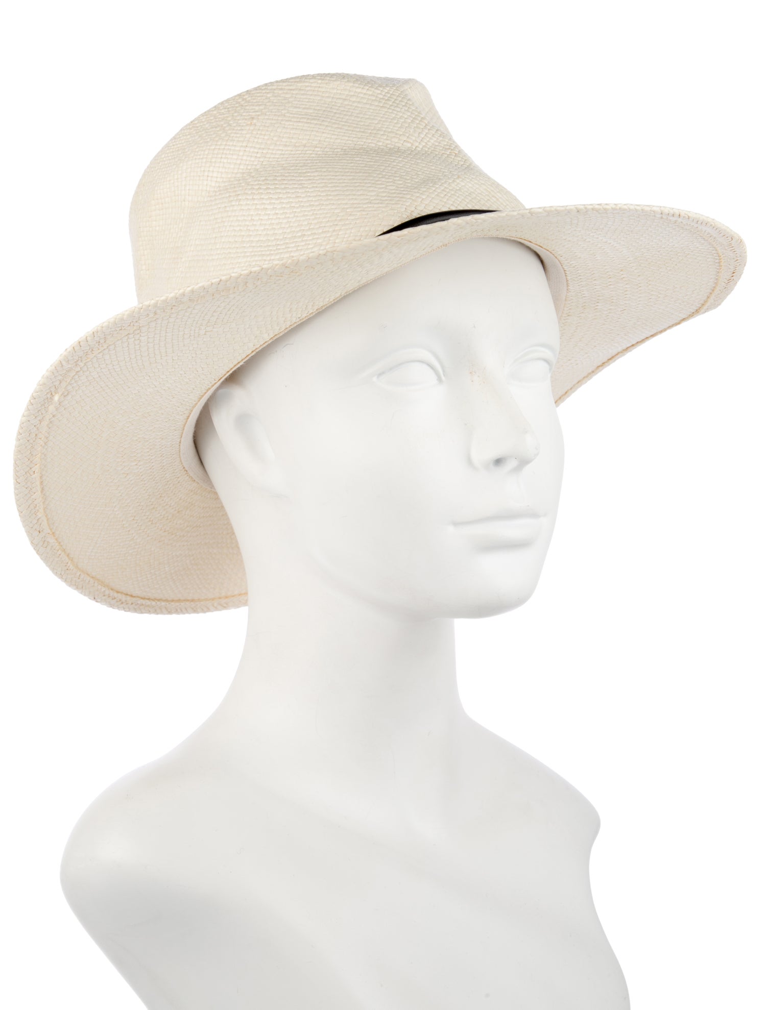Brunello Cucinelli Straw Fedora Hat