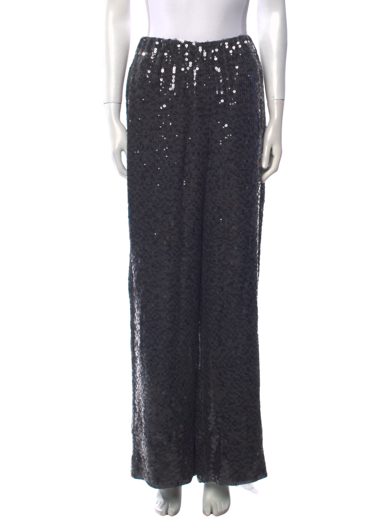 Brunello Cucinelli Silk Wide Leg Pants