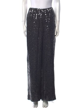 Brunello Cucinelli Silk Wide Leg Pants