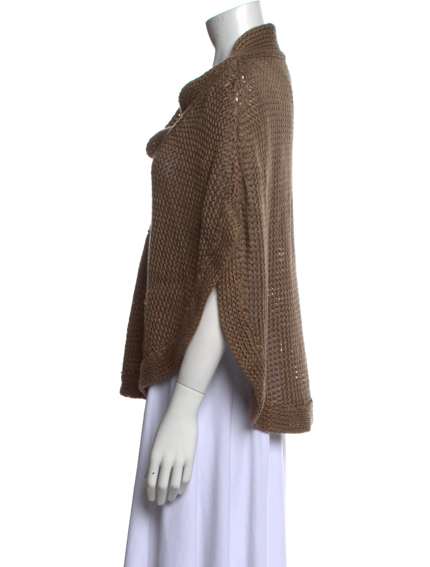 Brunello Cucinelli Hemp Cowl Neck Sweater