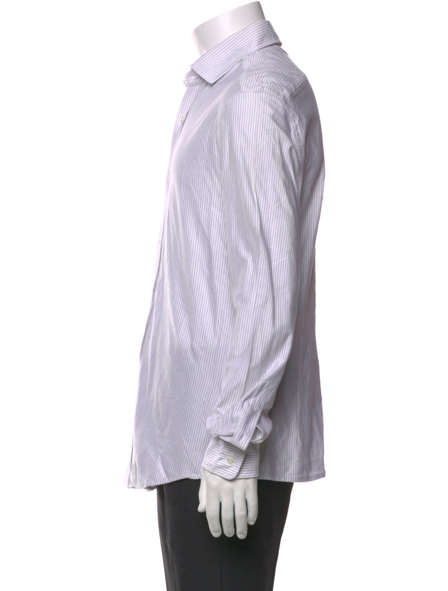 Brunello Cucinelli Striped Long Sleeve Shirt