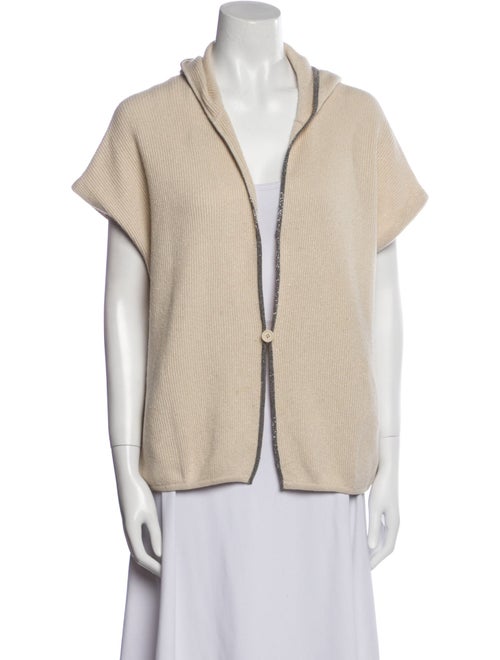 Brunello Cucinelli Cashmere Open Front Sweater