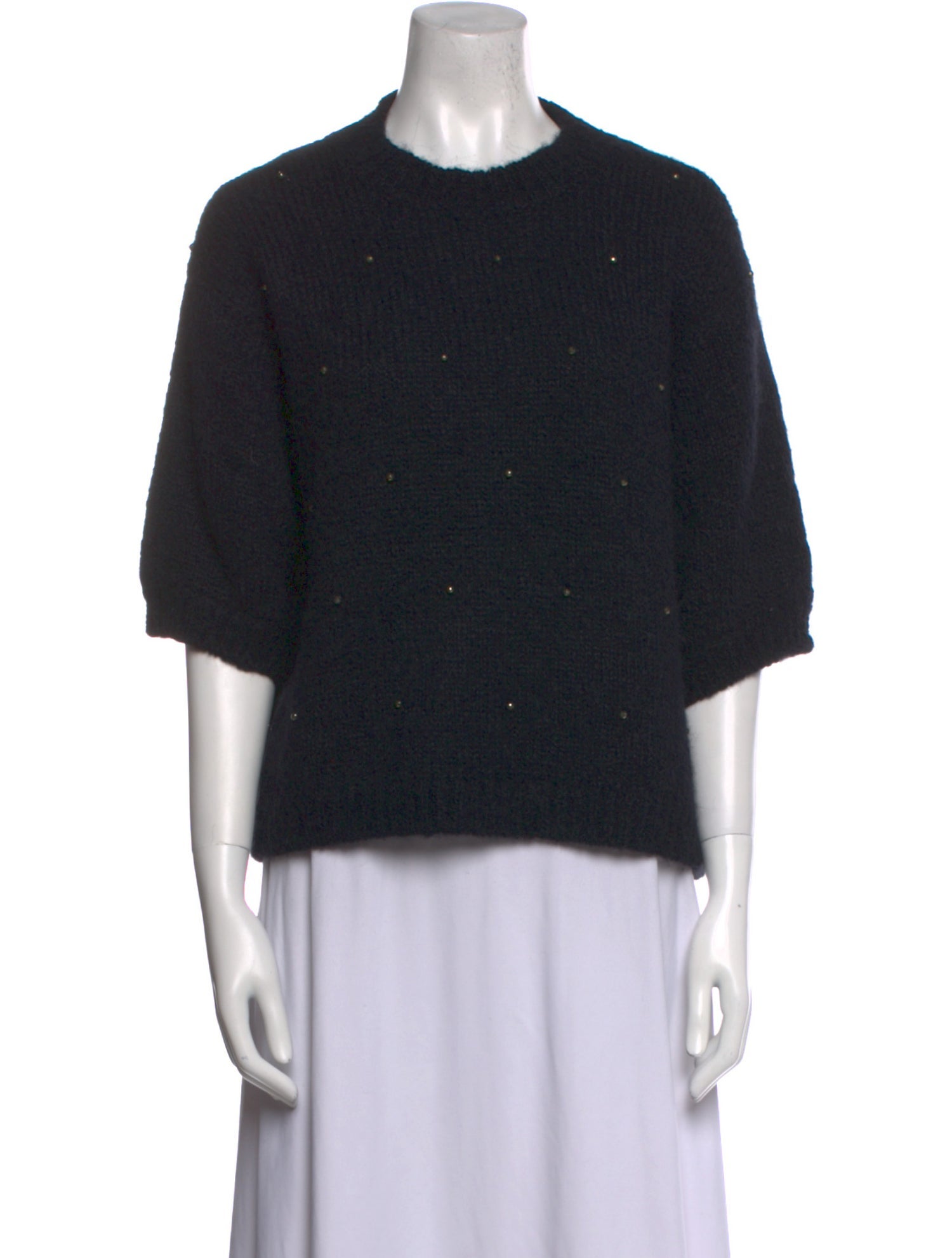 Brunello Cucinelli Alpaca Crew Neck Sweater