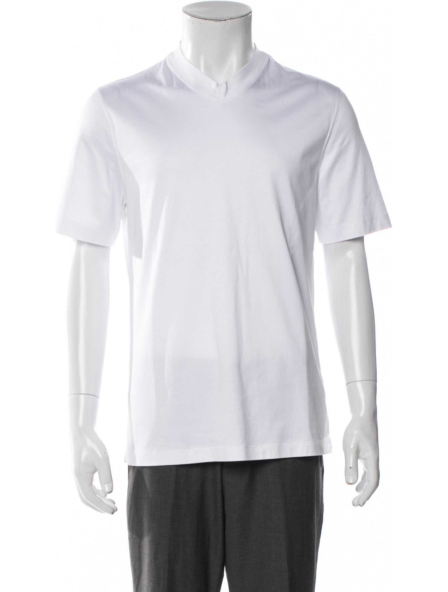 Brunello Cucinelli V-Neck Short Sleeve T-Shirt