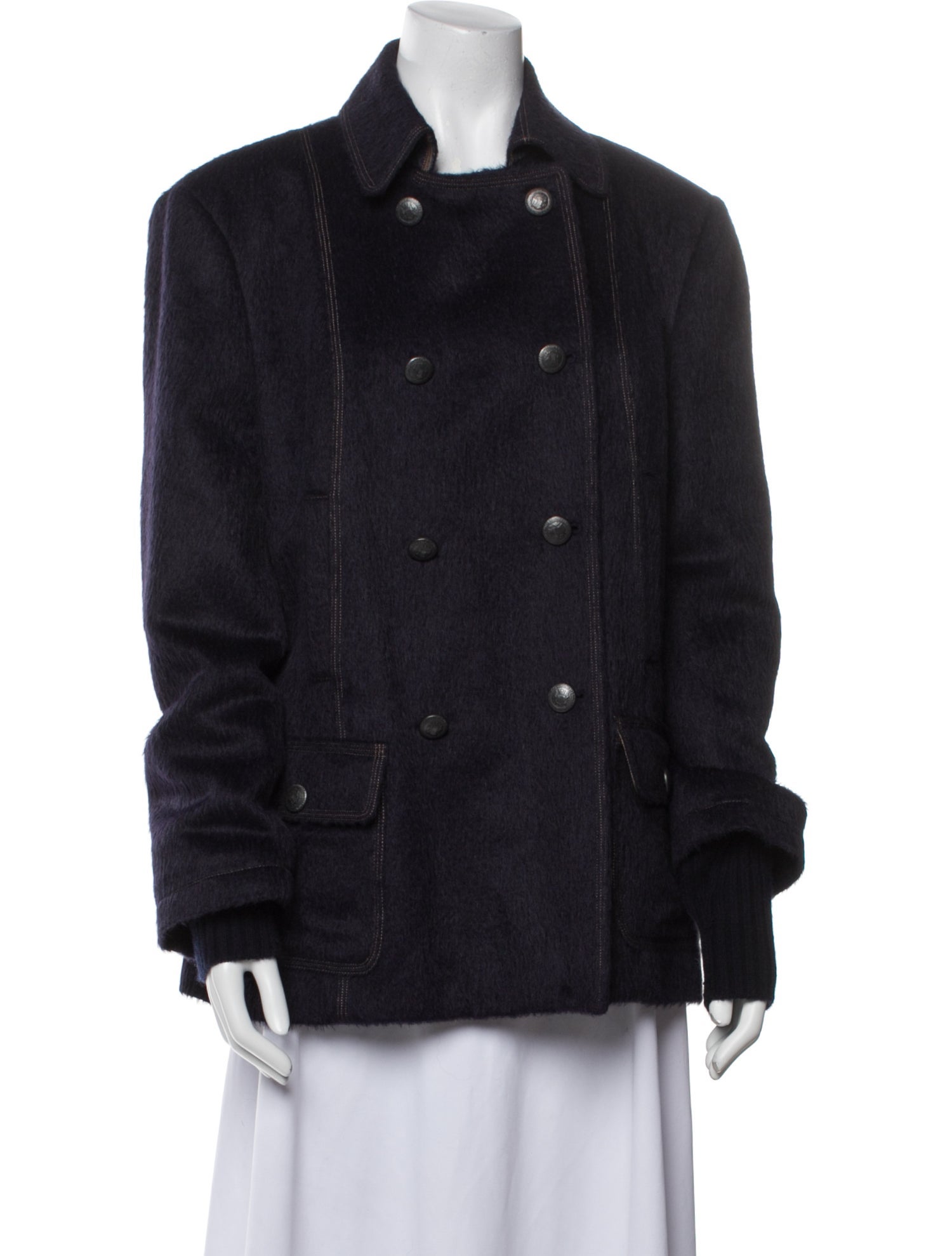 Brunello Cucinelli Alpaca Denim Jacket