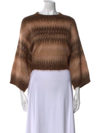 Brunello Cucinelli Mohair Striped Sweater