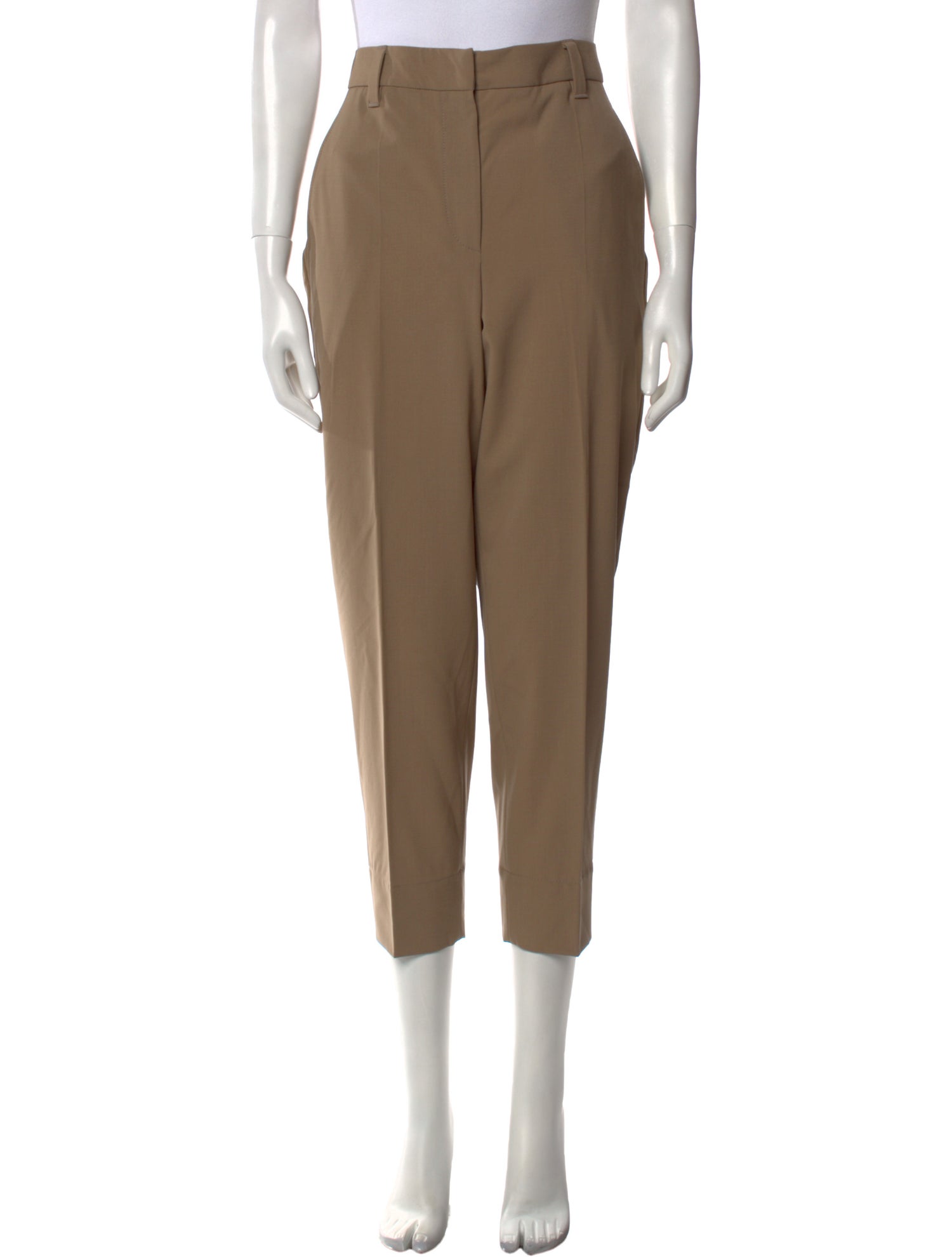 Brunello Cucinelli Virgin Wool Straight Leg Pants