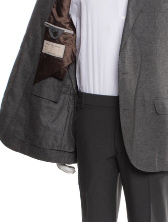 Brunello Cucinelli Cashmere Embroidered Accent Blazer