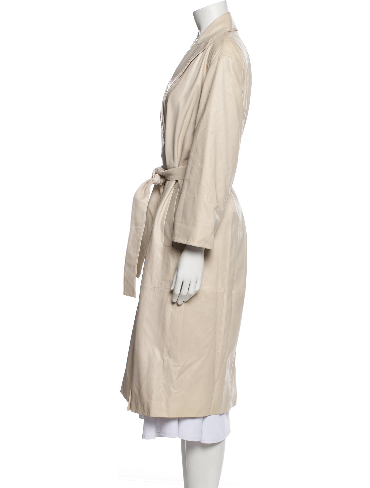 Brunello Cucinelli Leather Trench Coat
