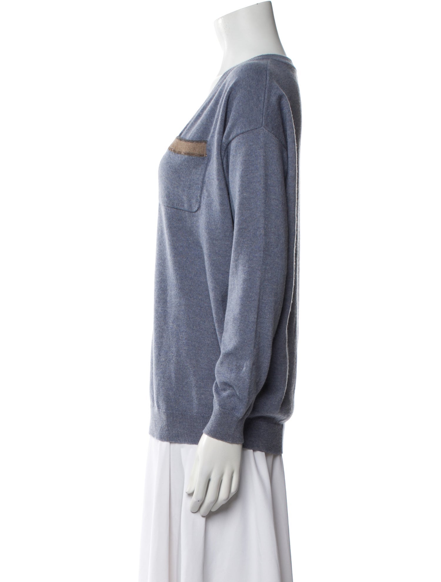 Brunello Cucinelli Cashmere V-Neck Sweater