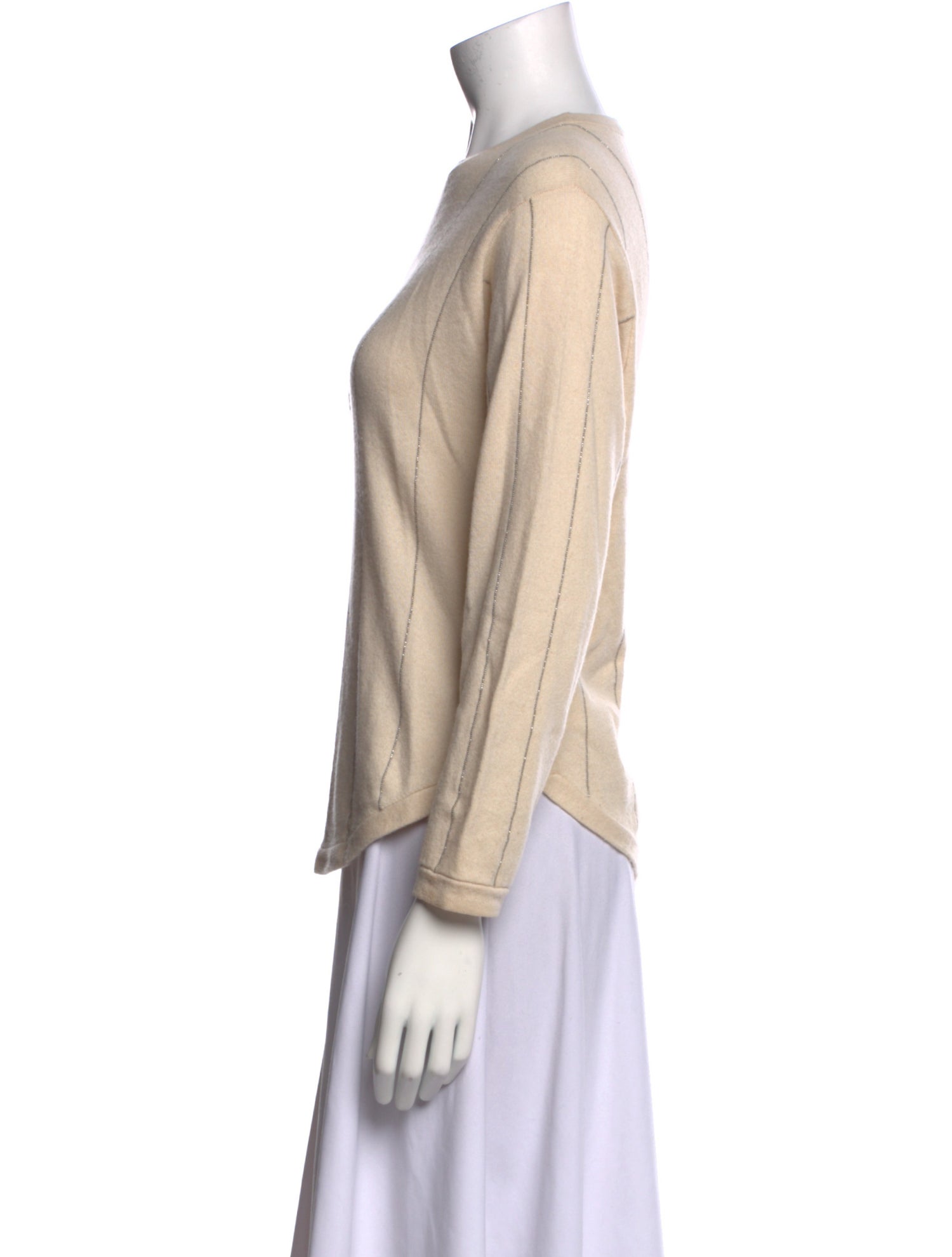 Brunello Cucinelli Cashmere Bateau Neckline Sweater