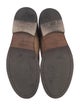 Brunello Cucinelli Leather Colorblock Pattern Chelsea Boots