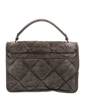 Brunello Cucinelli Suede Top Handle Bag