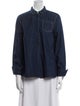 Brunello Cucinelli Long Sleeve Button-Up Top