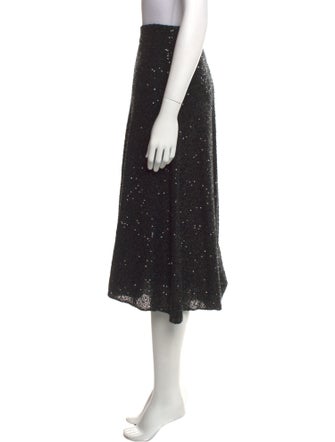 Brunello Cucinelli Sequin Embellishments Midi Length Skirt