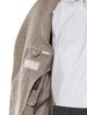 Brunello Cucinelli Linen Houndstooth Print Blazer