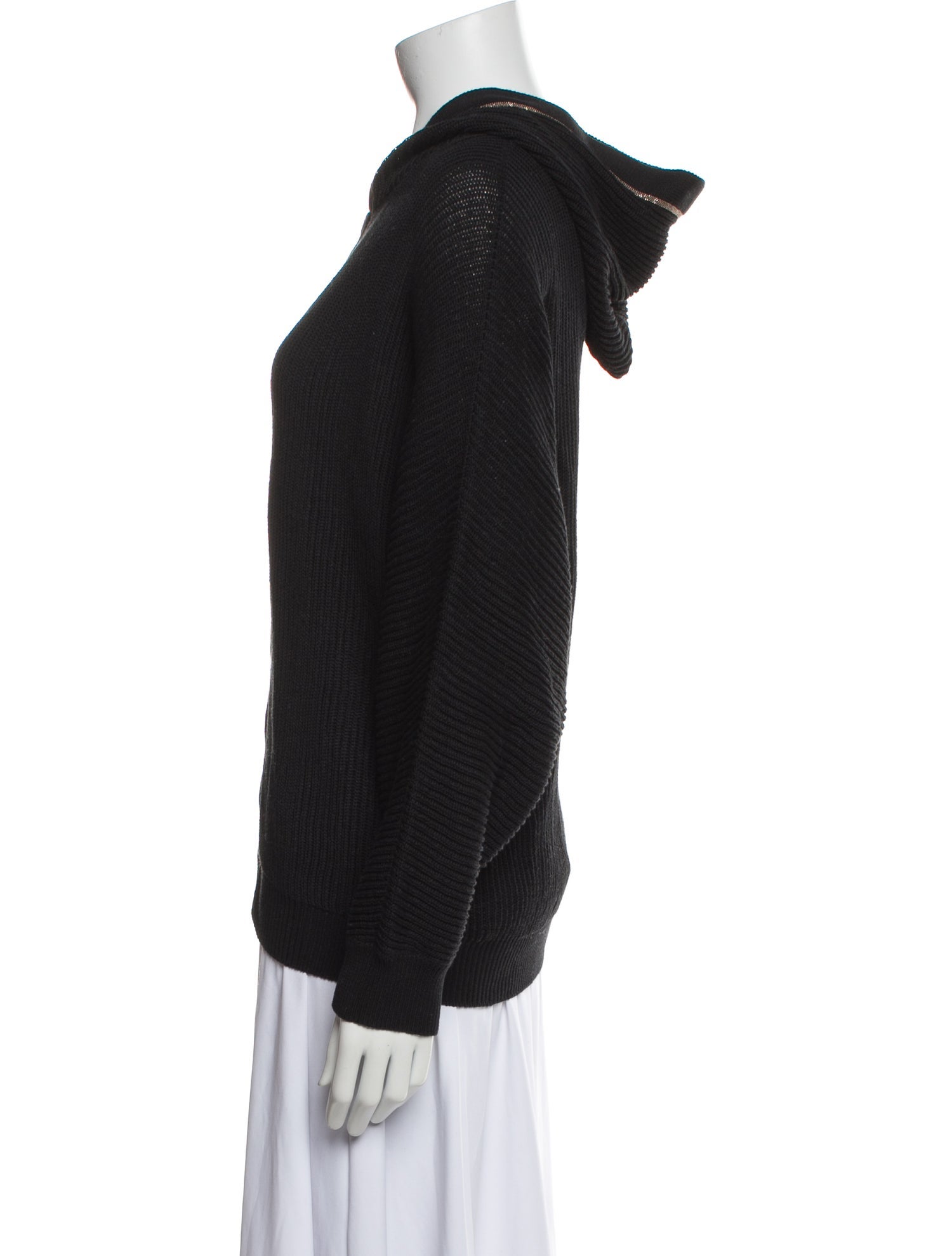 Brunello Cucinelli Silk V-Neck Sweater