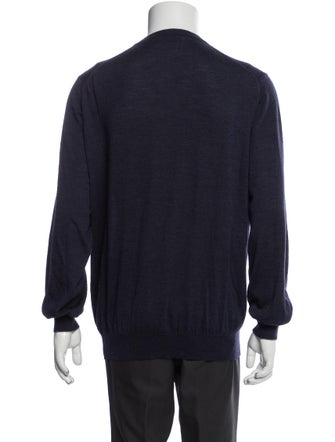 Brunello Cucinelli Wool V-Neck Pullover