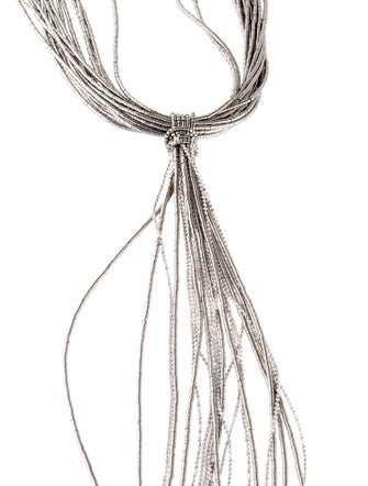 Brunello Cucinelli Monili Beaded Lavalier Necklace