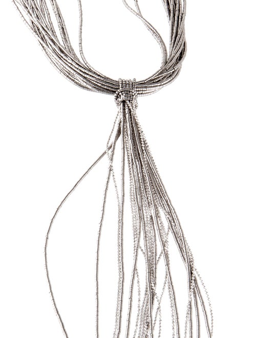 Brunello Cucinelli Monili Beaded Lavalier Necklace