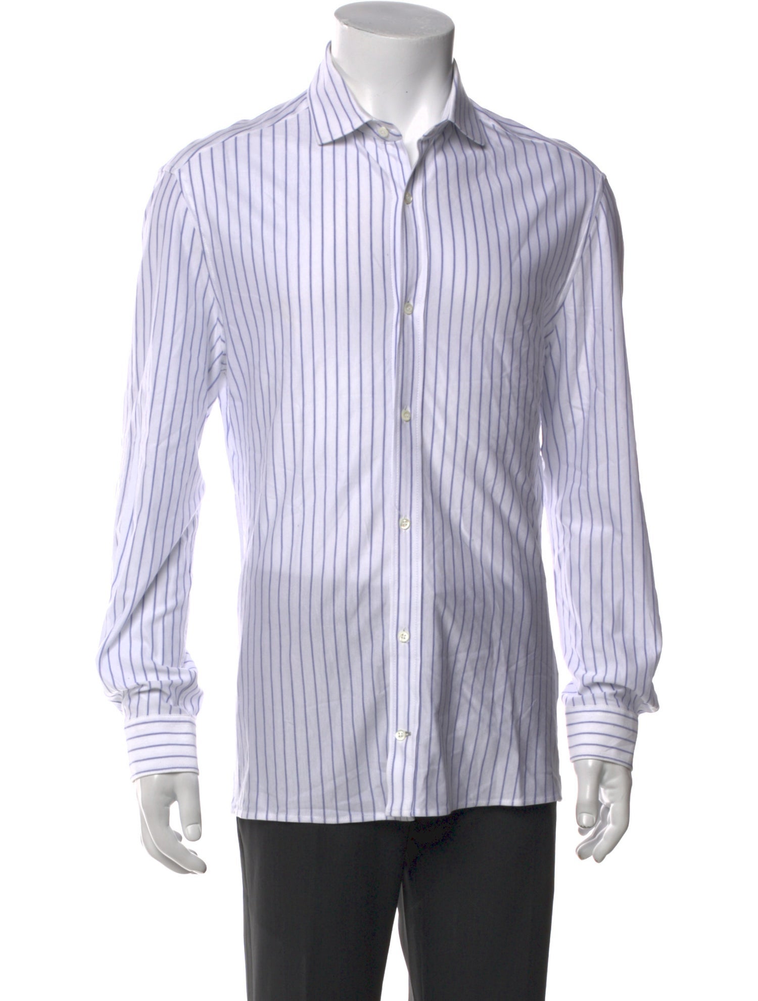 Brunello Cucinelli Striped Long Sleeve Shirt