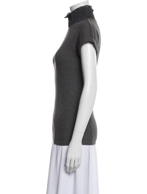 Brunello Cucinelli Silk Turtleneck Top