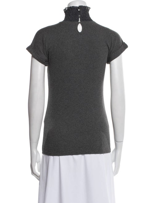 Brunello Cucinelli Silk Turtleneck Top
