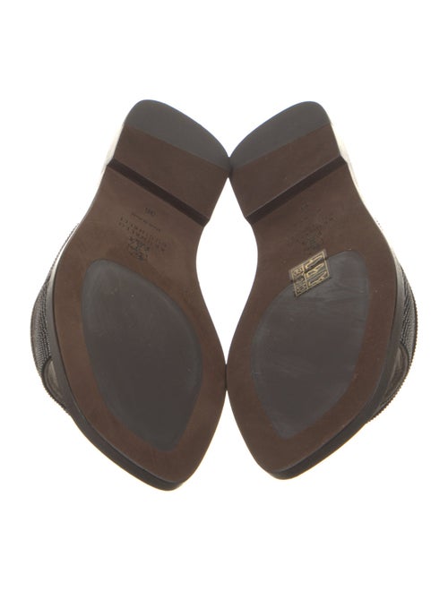 Brunello Cucinelli Monili Suede Slides
