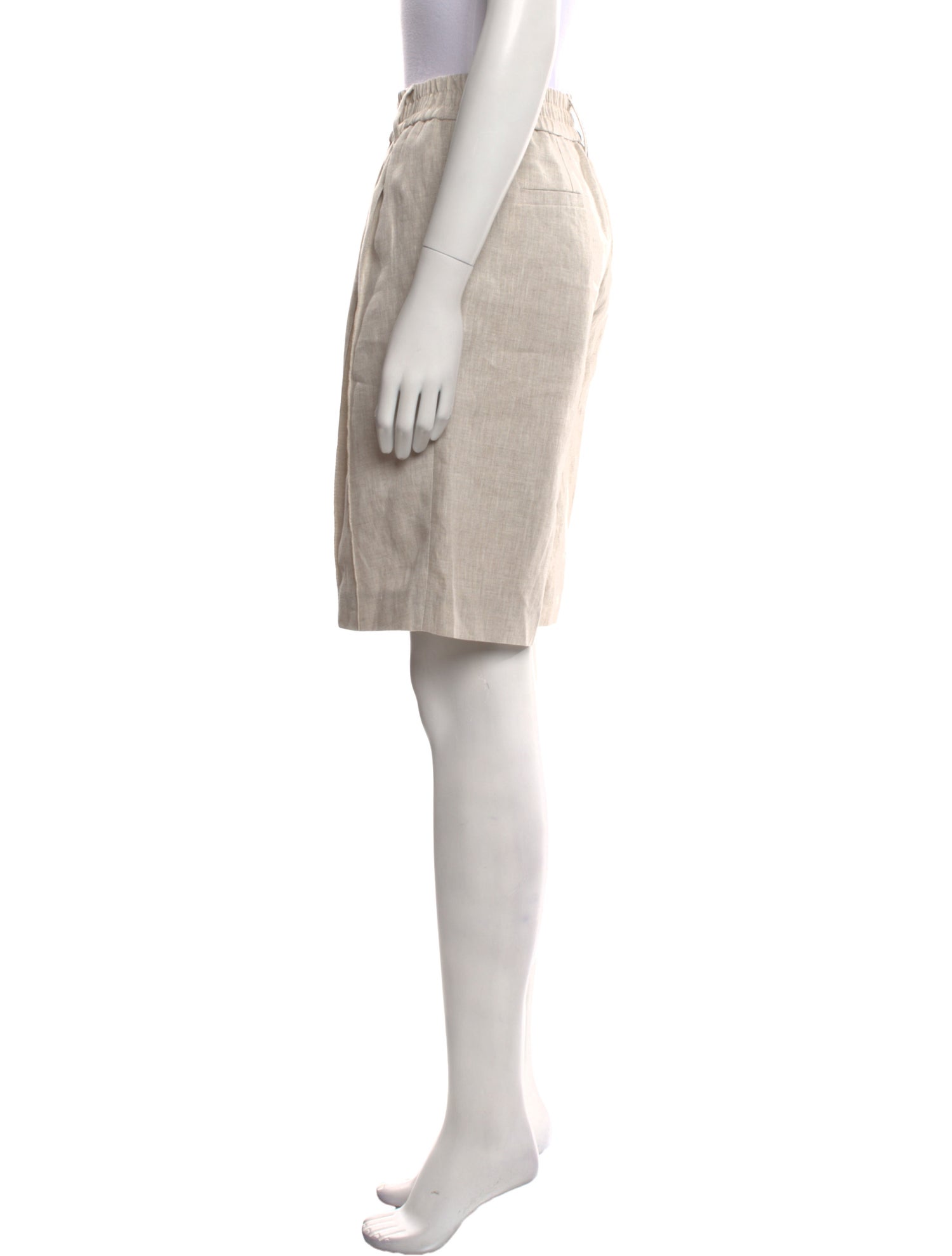 Brunello Cucinelli Linen Knee-Length Shorts w/ Tags