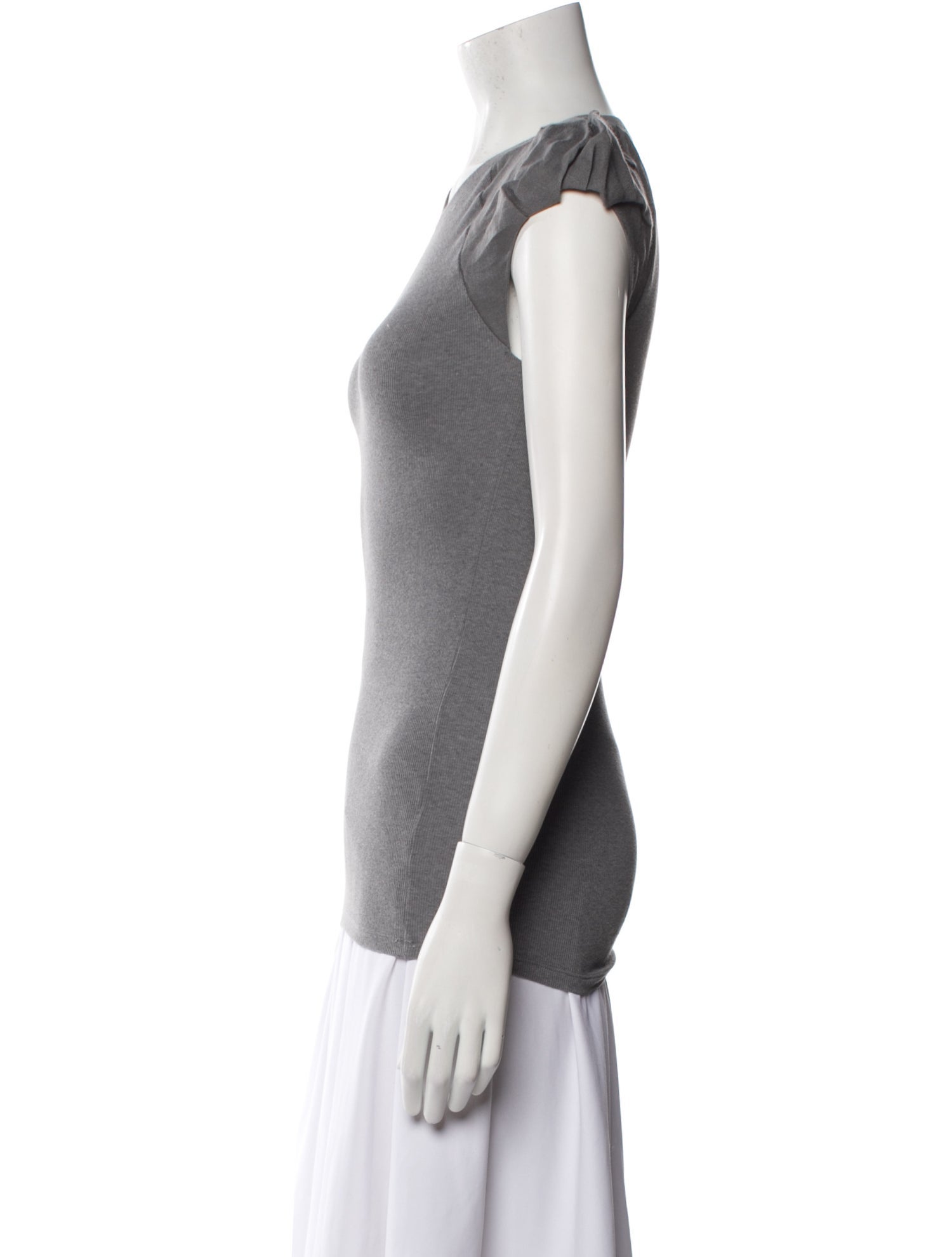 Brunello Cucinelli Scoop Neck Sleeveless Top