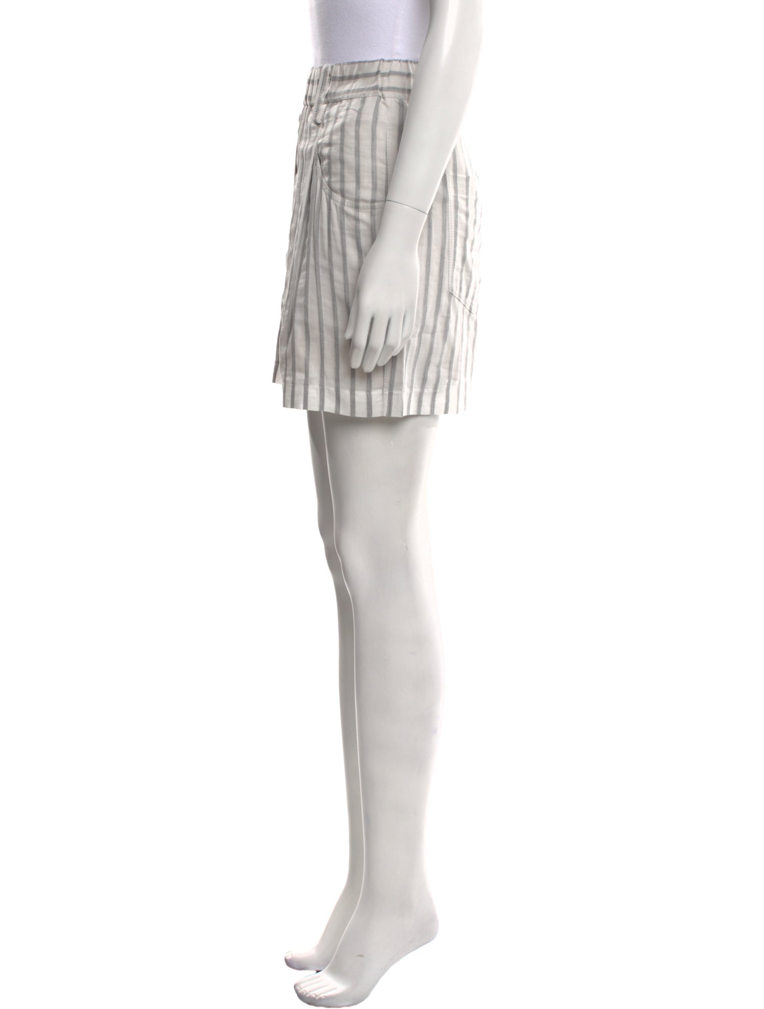 Brunello Cucinelli Striped Knee-Length Shorts w/ Tags